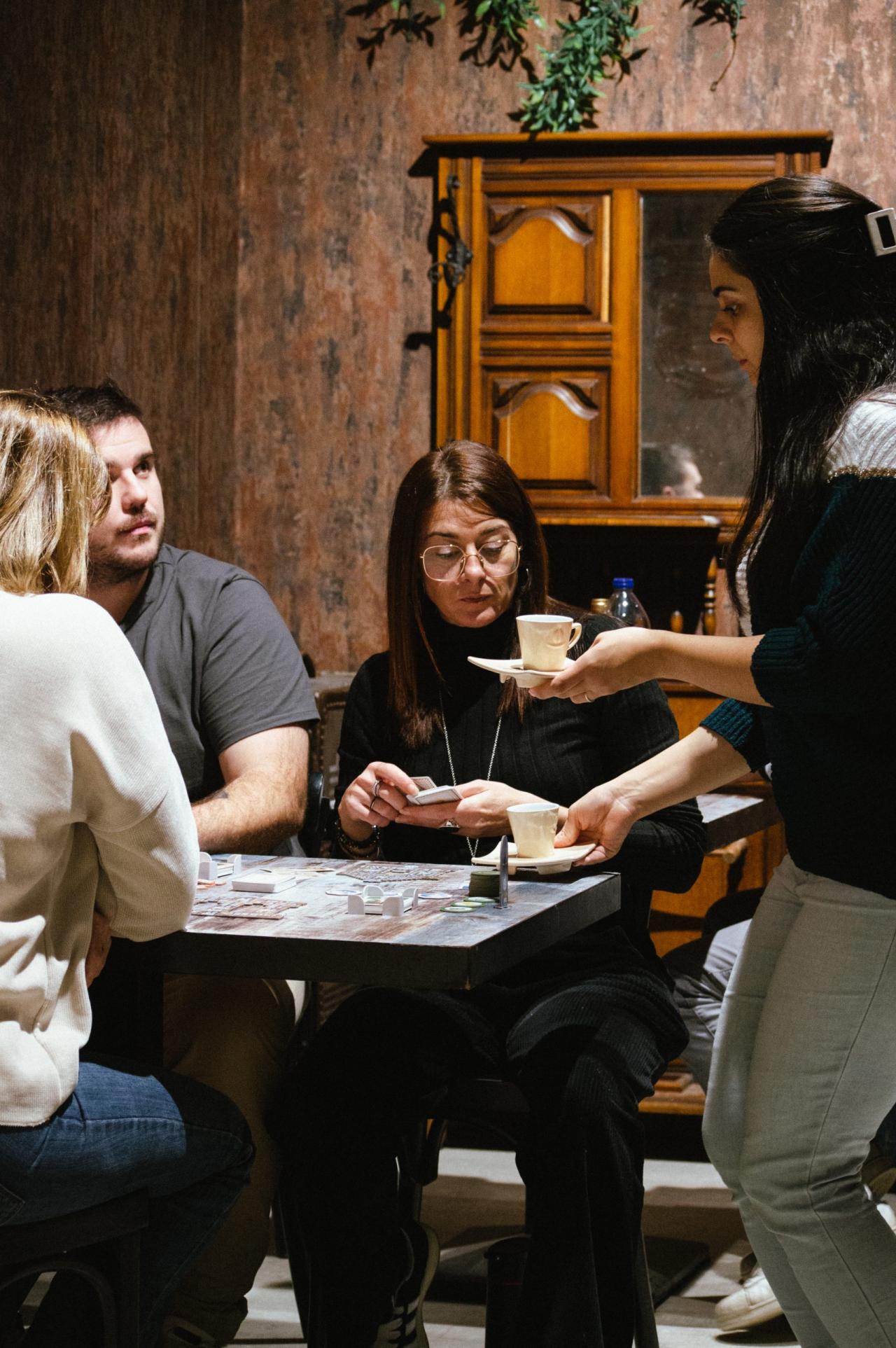 Service à table